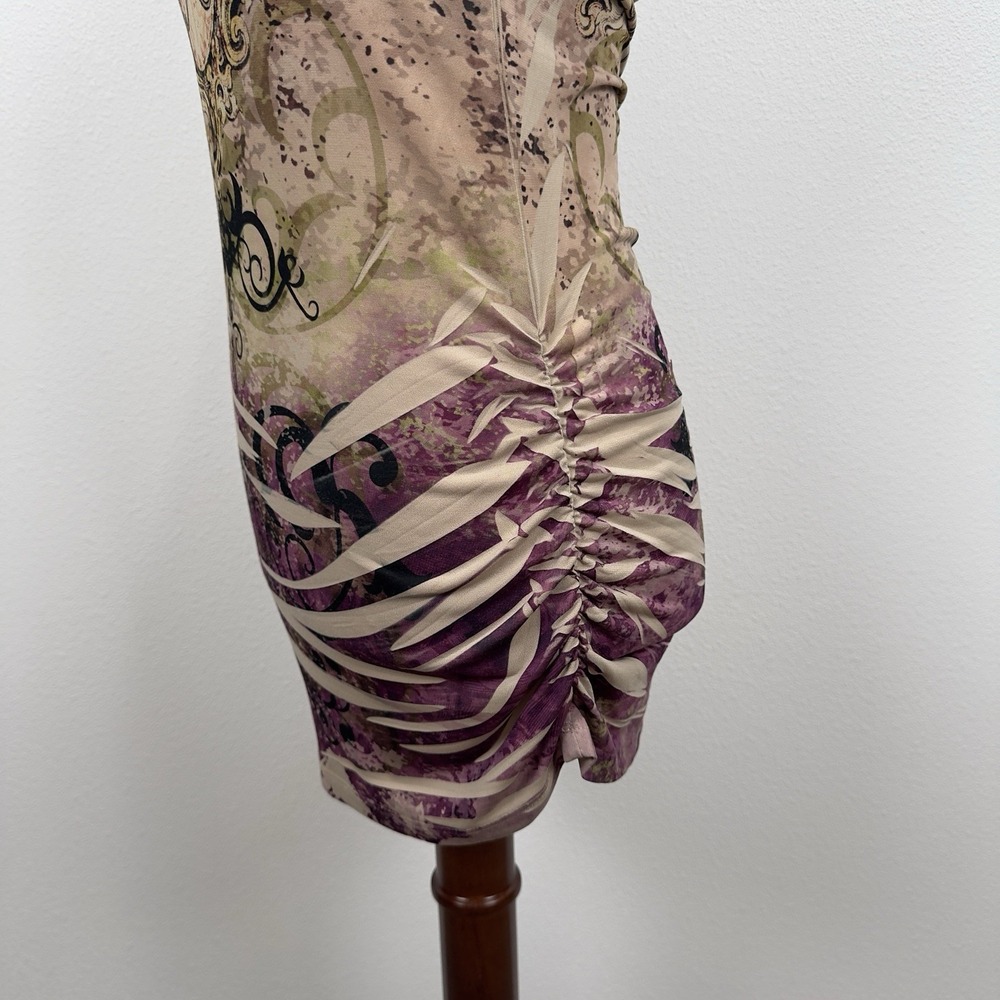 Vtg Y2K Body Central Top Womens M Rose Graphic Fairy Grunge Rock Dark Feminine - Picture 6 of 13